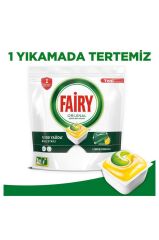 Fairy Hepsi Bir Arada 100 Yıkama Bulaşık Makinesi Deterjanı Tableti / Kapsülü Limon Kokulu