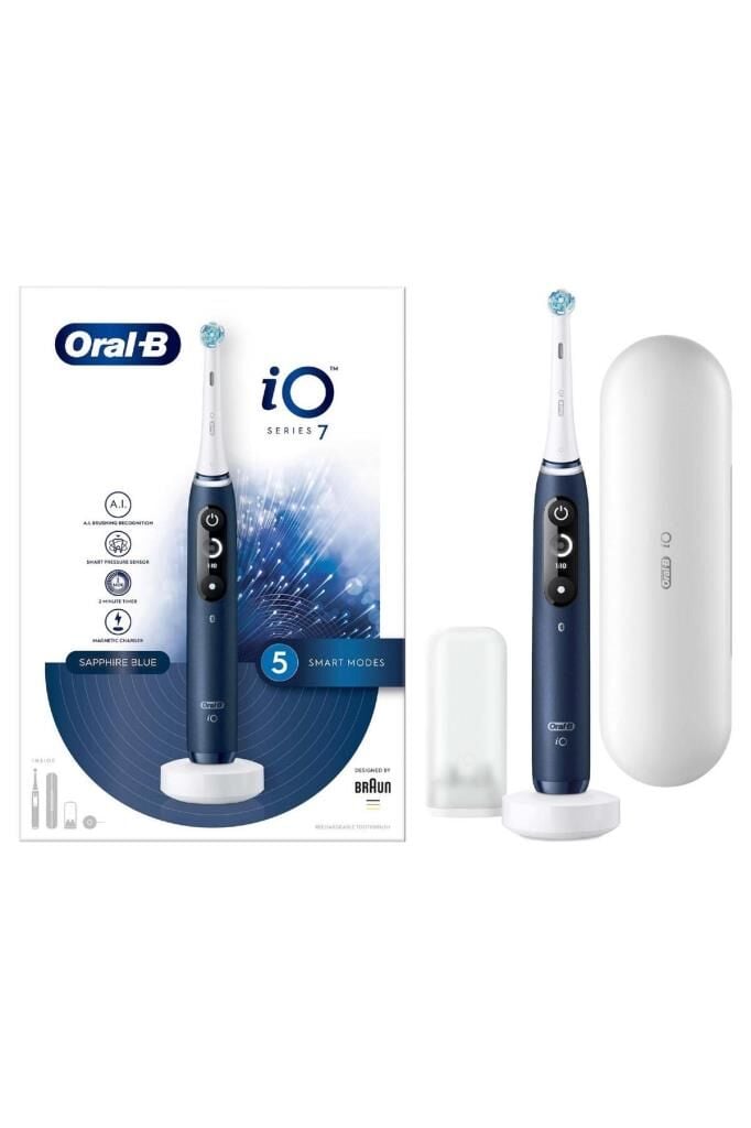 Oral B  iO 7 Şarjlı Diş Fırçası - Lacivert