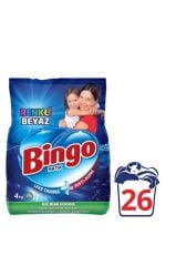 Bingo Matik Toz Çamaşır Deterjanı Renkli & Beyaz 26 Yıkama (4 KG)