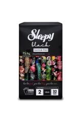 Sleepy Black Premium Plus Günlük Ped Uzun 32 Adet Ped