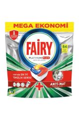 Fairy Platinum Plus Bulaşık Makinesi Deterjanı Kapsülü/tableti 84 Yıkama Limon Kokulu